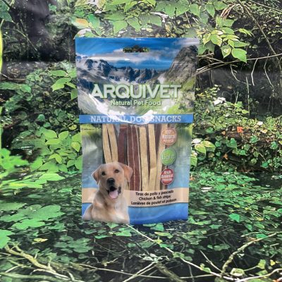 ARQ TIRAS POLLO PESCADO 100G